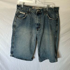 US Polo Assn: Men's Blue Baggy Denim Shorts- 33